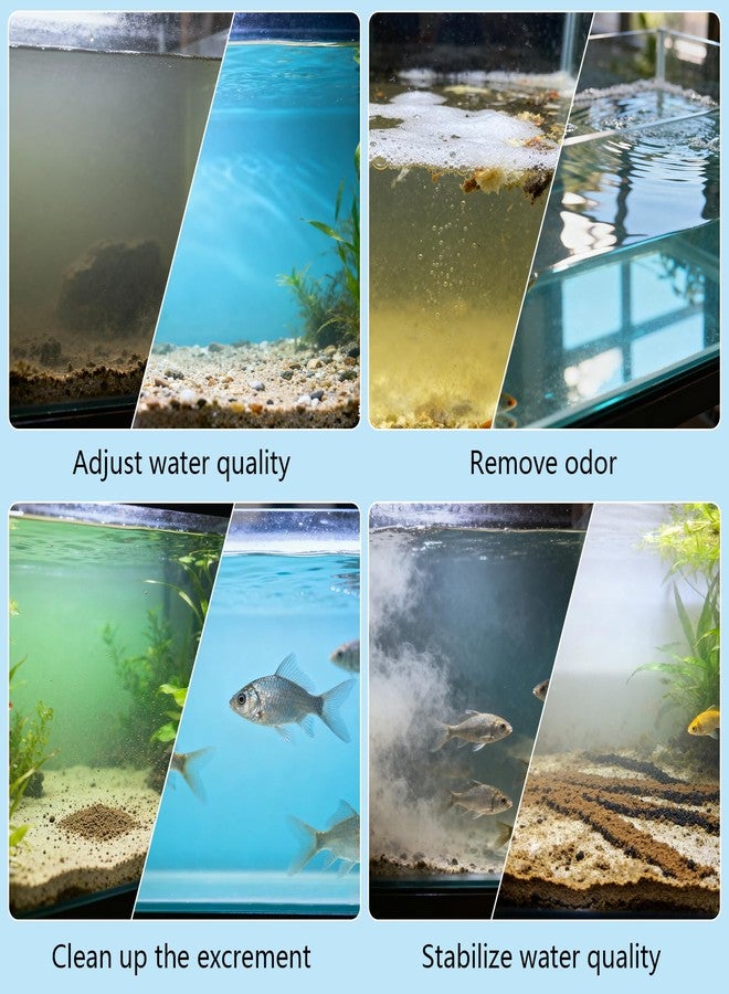 BERGFBV 3-in-1 Low Maintenance Aquarium Filter Bio Media: Volcanic Rock, Natural Gravel & Aquatic Plant Cultivation Soil - Helps Reduce Water Changes for Freshwater Tank, Pond - Image 5